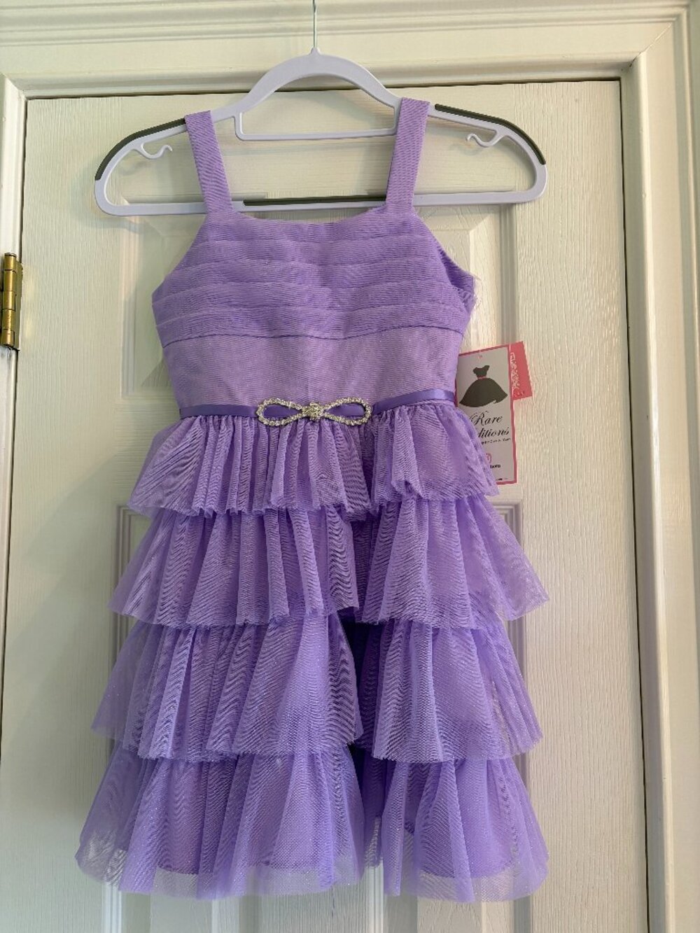 Rare Editions Girls Size 7 Lavendar Special Occasion Dress NWT